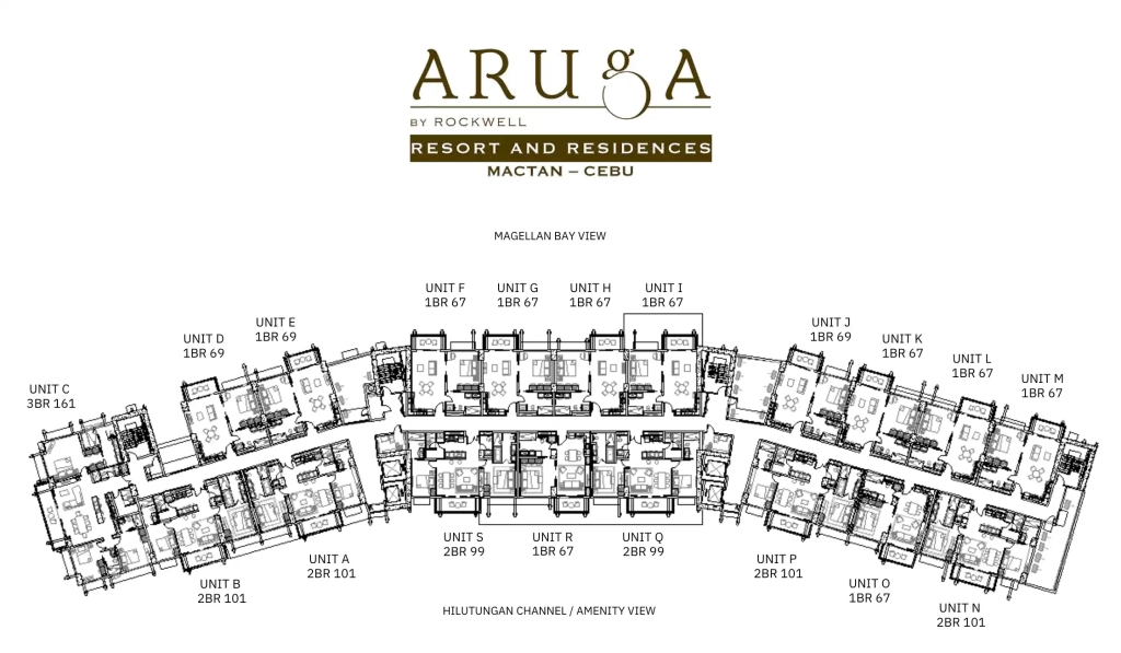 Aruga Resort and Residences Mactan floorplan