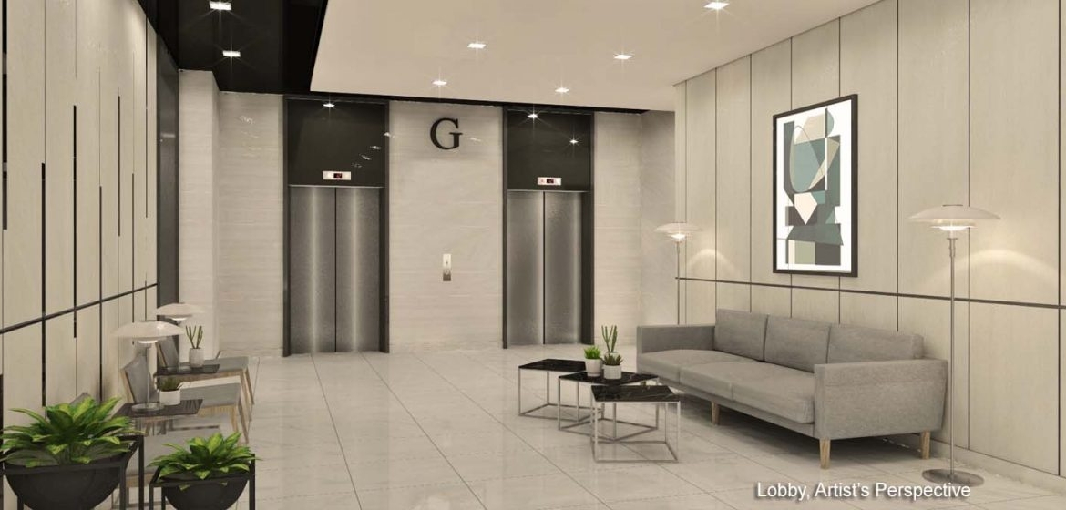 Lobby and elevator