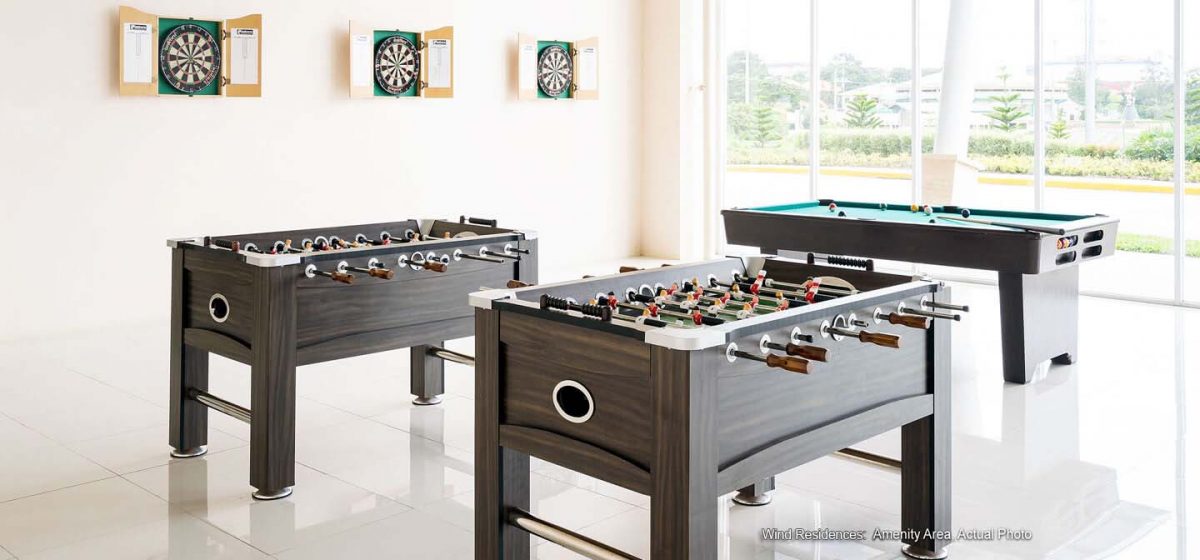 billiard table Cool Suites at Wind Residences Tagaytay