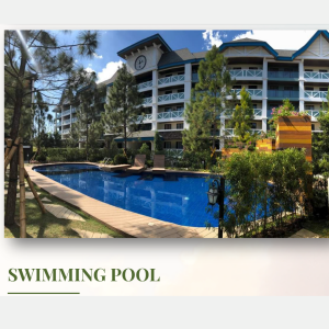Swimming pool in Pine Suites Tagaytay
